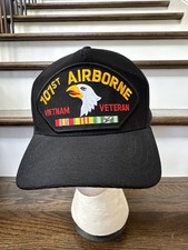 US Army Hat Cap 101st Airborne Vietnam Veteran Snapback Adjustable Military