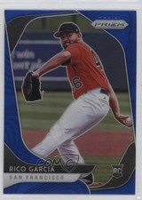 2020 Panini Prizm Tier II Blue Prizm Rico Garcia #156 0b0