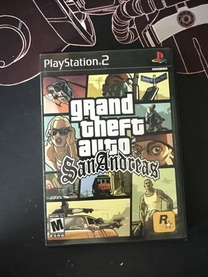 Grand Theft Auto San Andreas PlayStation 2 PS2 With Map No Manual 
