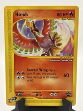 Pokemon Ho-oh Black Star Promo #52, Pokémon Center NY Exclusive Stamp *Mint/NM*