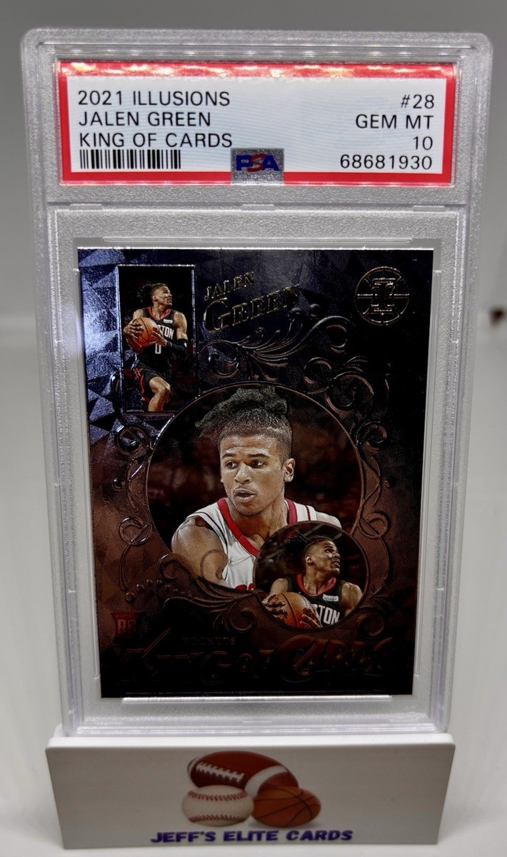2021-22 Panini Illusions - King of Cards Jalen Green #28 (RC