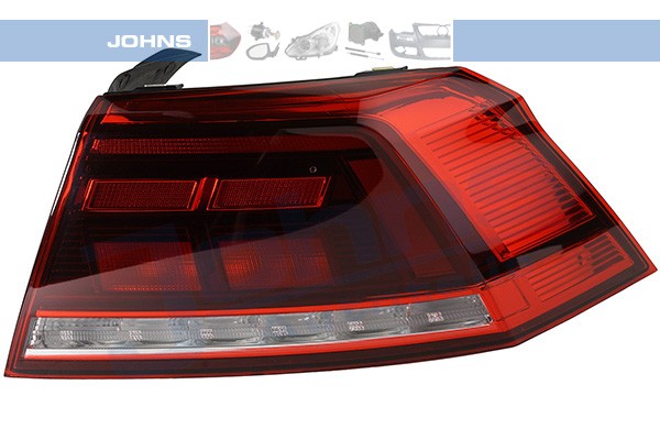 Johns LED Heckleuchte RüCkleuchte Rechts FüR VW Passat 3G2 CB2-image