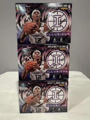 Lot of (3) 2019 Panini Illusions Basketball Blaster Box - Sealed-Fast Free Ship