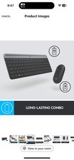Logitech MK470 Slim Wireless Combo - Graphite
