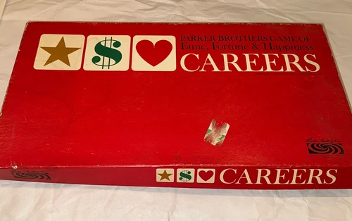 Careers Board Game By Parker Brothers Vintage 1965 No. 65 Complete