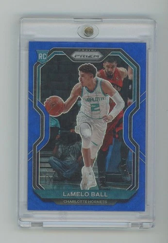 2020-21 Panini Blue Wave Prizm #278 LaMelo Ball Charlotte Hornets RC Rookie