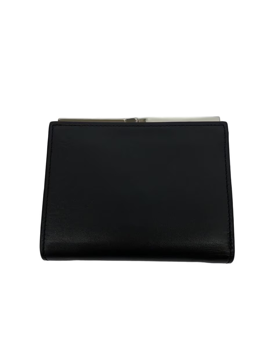 Epoi Bi-fold Wallet, Rayon, Black, Plain, Women's