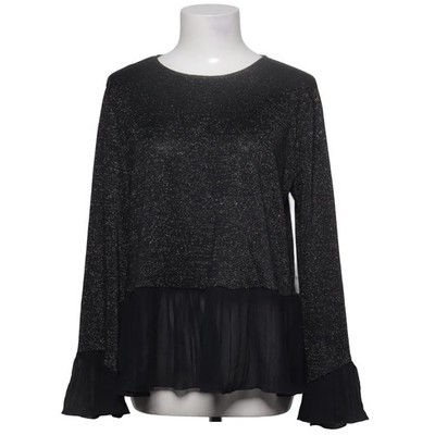 6'AM, Bluse, Größe: XL, Schwarz/Grau, Elasthan/Polyester/Viskose, Einfarbig #BfY