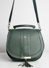 DeMellier London Small Venice Bag Forest Green Leather