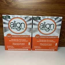 Align Probiotic 24/7 Digestive Support LOT OF 2 BOXES 84 caps/box Exp 05/2026