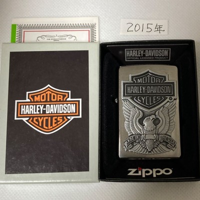 Zippo lighter items ZIPPO HARLEY DAVIDSON EAGLE Logo Heavy Metal      Item with