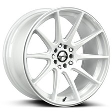 18x9 Shift H34 Gear 5x1005x114.3 30 White Wheels Rims Set4 73.1