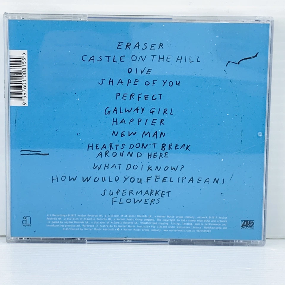 Divide (‎– ÷) by Ed Sheeran (CD, Mar-2017, Warner Music Australia) - image 2 of 3