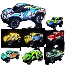 Radio control off road car with LED lights. 1/24