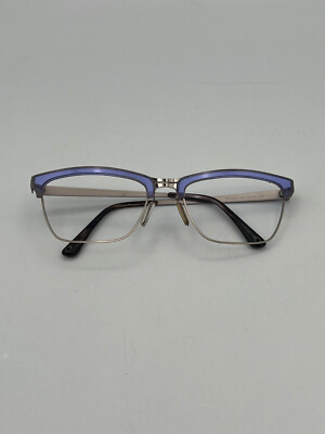 Tom Ford TF5392 080 Lilac & Silvertone Size 54-18 Eyeglass Frame Made In Italy