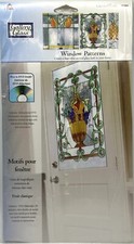 STAINED GLASS 2 Pattern Sheets 3 Window Designs CLASSICAL FRUIT With DVD New