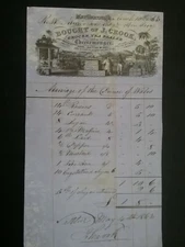 VICTORIAN INVOICE FOR GOODS ****(SEE DESCRIPTION FOR DETAILS)****