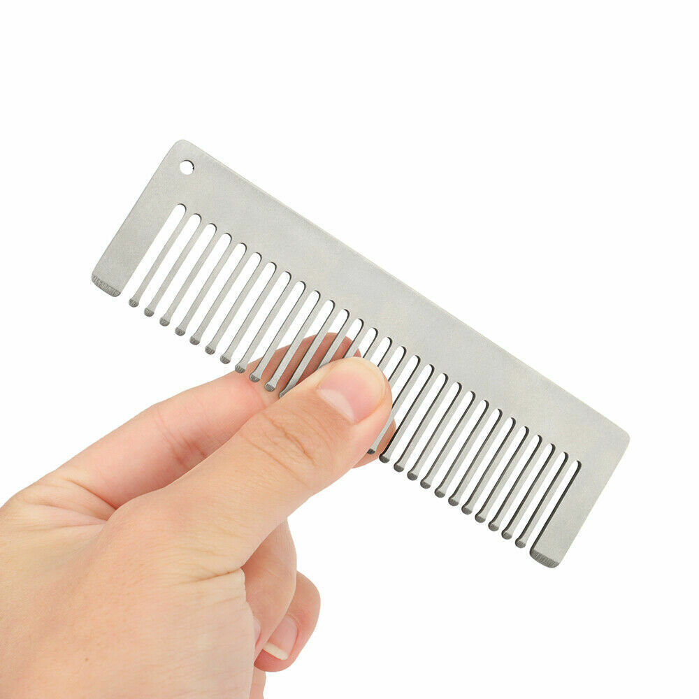 Antistatic Health Hair Comb Titanium Keychain Comb Unique Fashion Pocket Comb