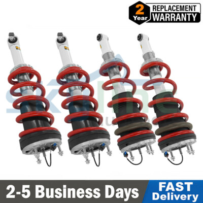 4x Upgraded Adj.Front Rear Shock Strutsw/MRC Fit Escalade Tahoe GMC Yukon 2021-