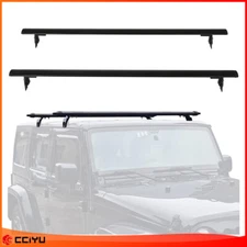 Aluminum Roof Rack Cross Bar For 2008-2019 Jeep Wrangler Luggage Cargo Carrier