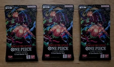 One Piece Wings Of The Captain Sleeved Booster Pack X3