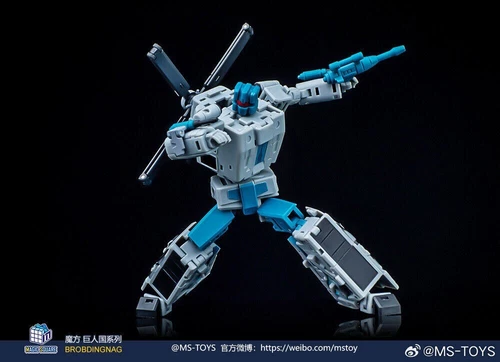 Nueva figura de acción Transforms Toy Magic Square MS-B54D Tornado Vortex versión IDW - Imagen 9 de 15