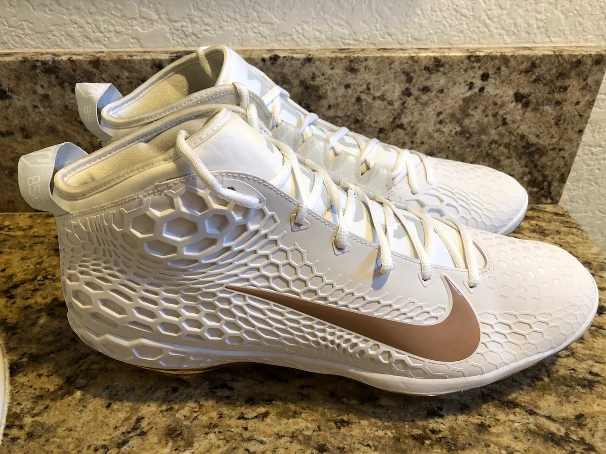 Nike Force Zoom Trout 5 Metal Baseball Cleats Rose Gold AH3373 109