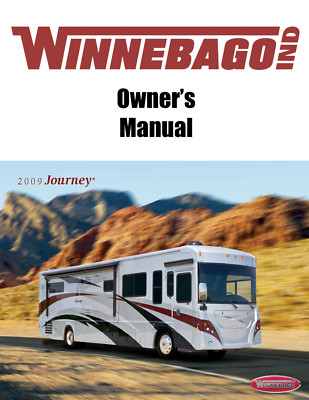 2009 Winnebago Journey Home Owners Operation Manual User Guide Coil Bound