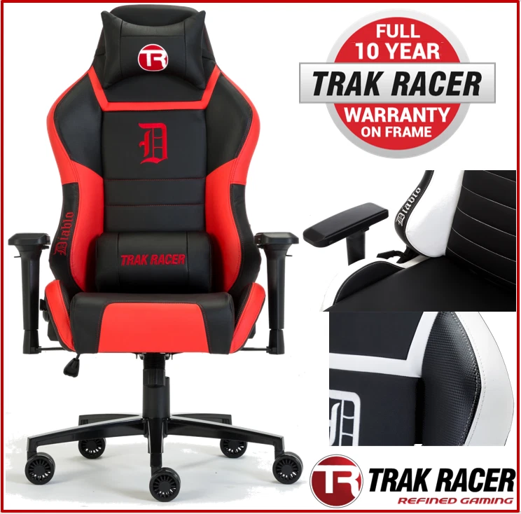 Trak Racer DIABLO Gaming Chair Office Computer Racing PU Leather