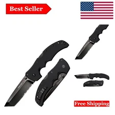 Cold Steel Recon 1 Tactical Folding Knife S35VN Steel, G-10 Handle, Tanto Poi...