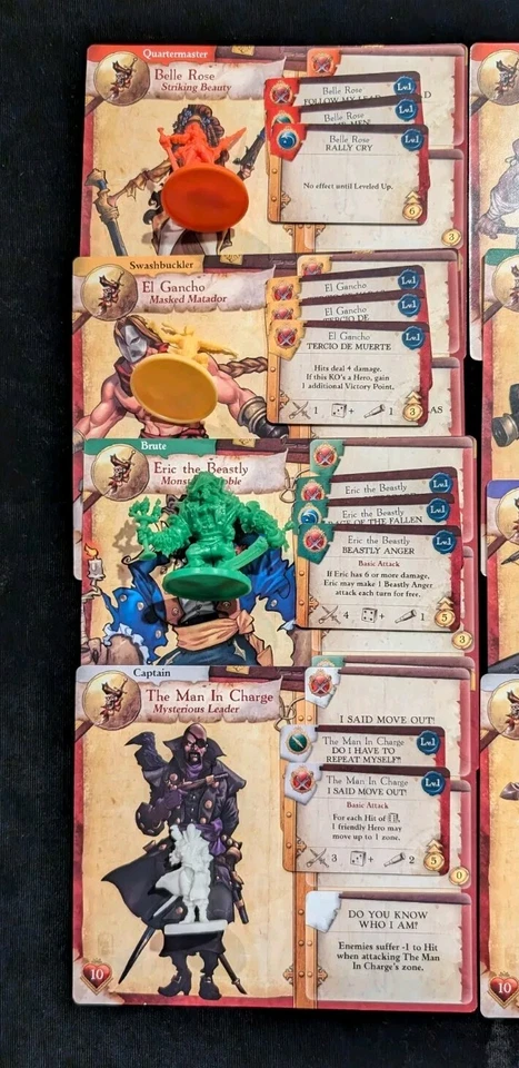 Rum and Bones: Second Tide Mercenaries Promo Sets #3 & #4 And Captains Set CMON - Image 2 of 4