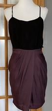BCBGeneration Mini Tank Dress Sz 6 Pleated Spaghetti Strap Racer Back Going Out