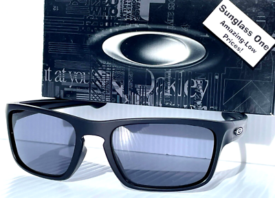 NEW Oakley SLIVER STEALTH Matte Black w Grey Lens Sunglass 9408-01