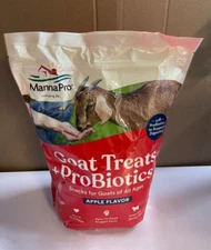 Manna Pro Goat Treats with Probiotics – Apple Flavor, 5 lb Bag – Sealed!