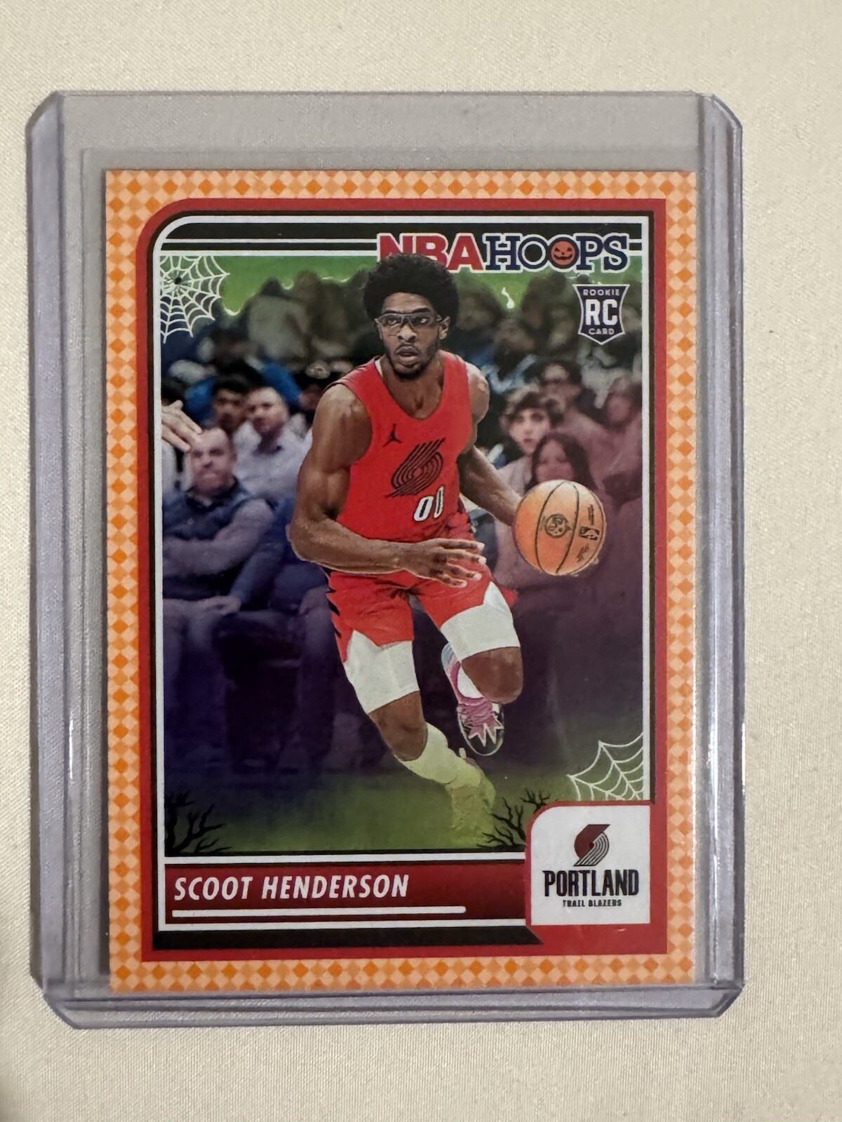 2023-24 Panini Haunted Hoops Rookie RC Orange Scoot Henderson Trail Blazers #137