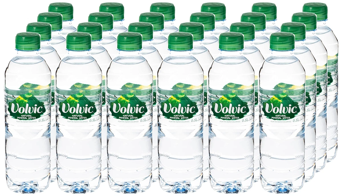 Volvic Natural Mineral Water 500 ml (Pack of 24 x 50cl)