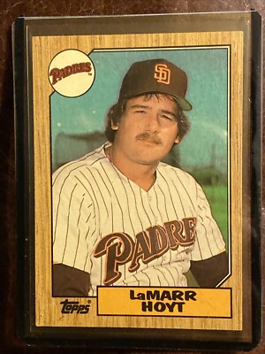 1987 Topps 275 LaMarr Hoyt Padres PRISTINE Baseball Card [TWO