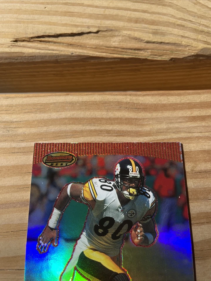 2004 Bowman’s Best Plaxico Burress /50 Steelers - Image 2 of 4