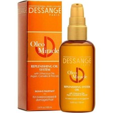 2 pack Dessange Oleo Miracle Replenishing System Oil, 3.4 Fluid Ounce