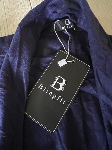 NWT Women's Draped Front Open Cardigan Casual Long Sleeve Lightweight Navy Blue - 第 3/5 張圖片