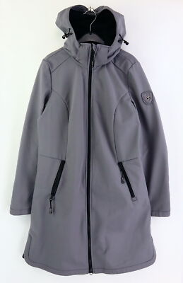Jacke von Collection Gr. 36 Grau Damen Langarm Kapuzenjacke Parka RPW