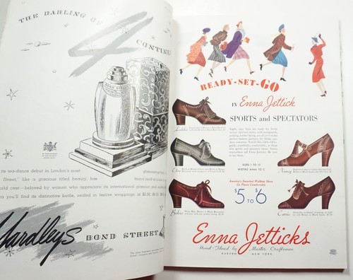 Harper's Bazaar October 1938 Women's Fashion Magazine A.M. Cassandre Paris - Picture 4 of 8