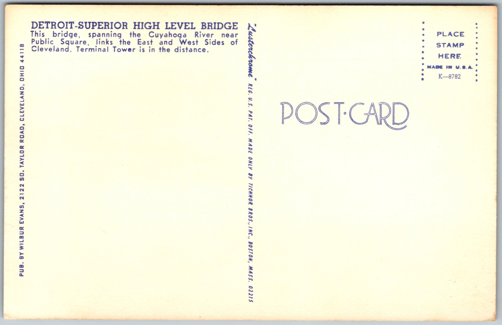 Detroit Superior High Level Bridge, Ohio - Postcard | eBay
