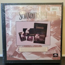SCHINDLER'S LIST LIMITED EDITION BOX SET LASERDISC NEW SEALED , PRISTINE ON SALE