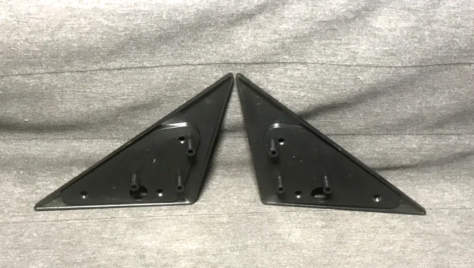 Fit For 90-93 Acura Integra Two Door Mirror Triangular Trim Cover Set Foto 2 de 4