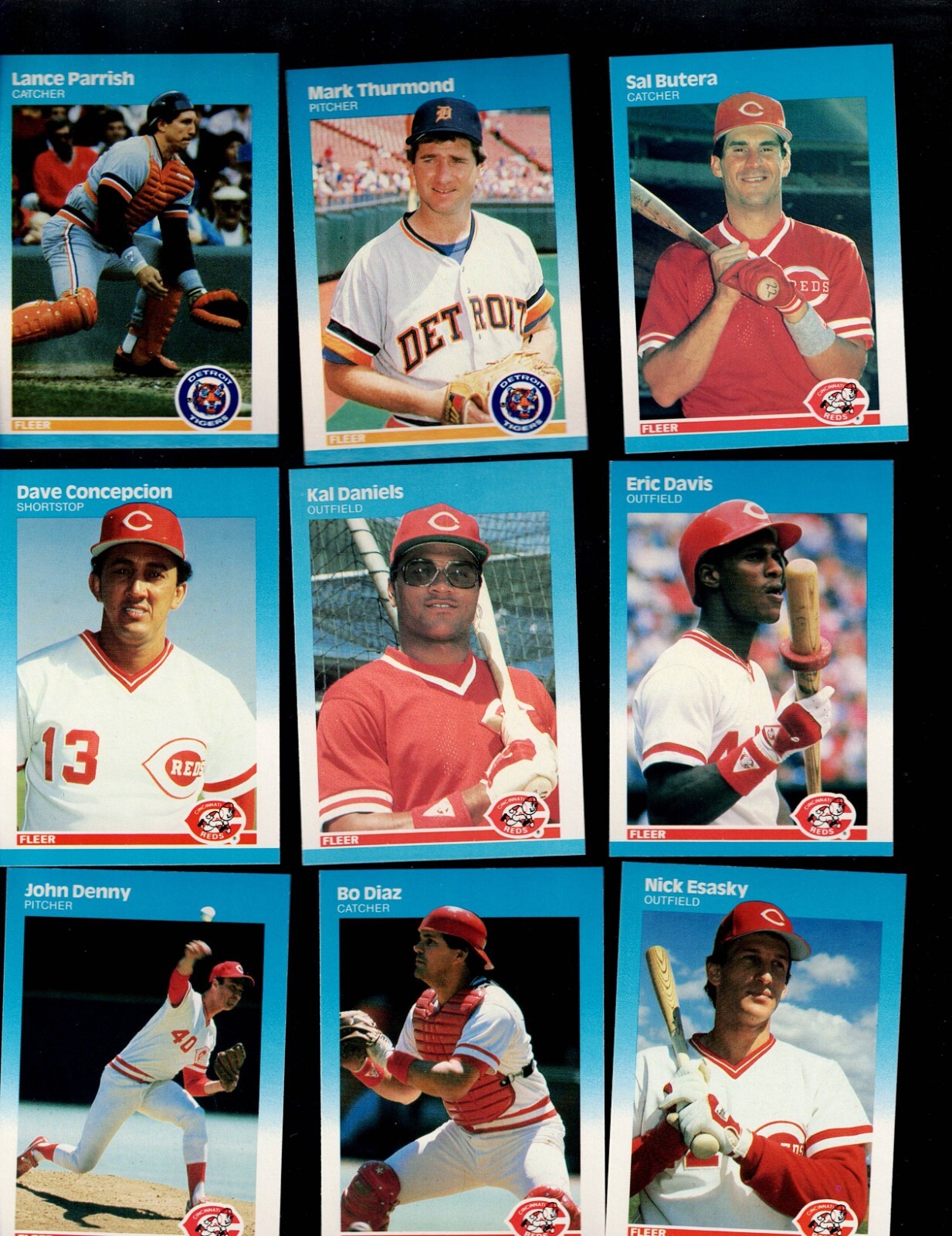 -1987 FLEER GLOSSY Baseball Complete Your Set 501-660