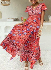 floryday red dresses