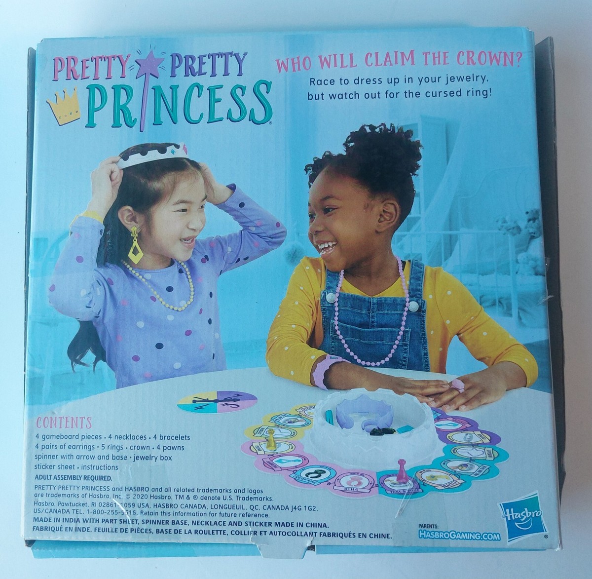 Pretty Pretty Princess Board Game Classic Jewelry Dress-Up Game 2020  Complete | eBay