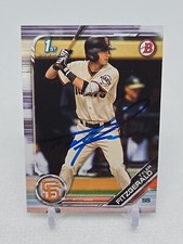 2019 Bowman Draft #BD-152 Tyler Fitzgerald SIGNED San Francisco Giants 1st