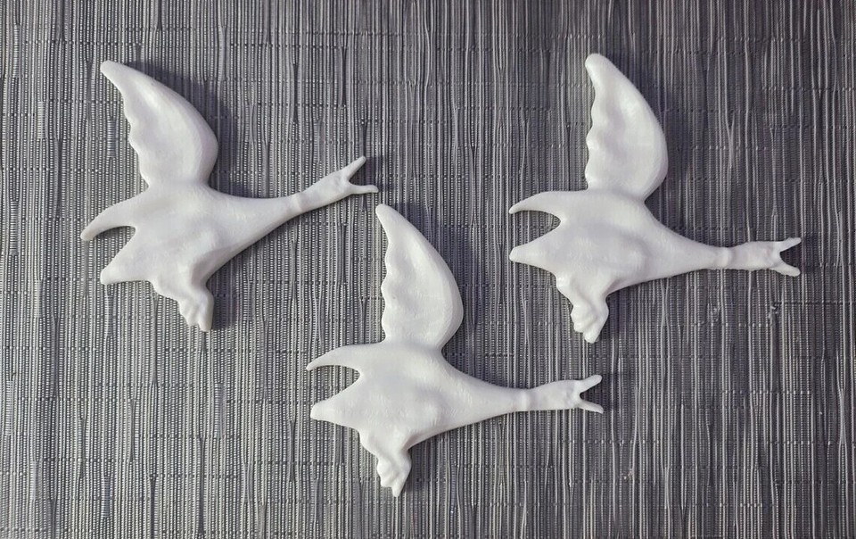 Hilda Ogden's Trio of Flying Ducks Wall Hanging Ducks Novelty Classic Art? eBay